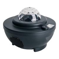 LED-Tischlampe dimmbar Schwarz Bluetooth-Lautsprecher - Schwarz, Basics, Kunststoff (16,2/13cm) - Näve