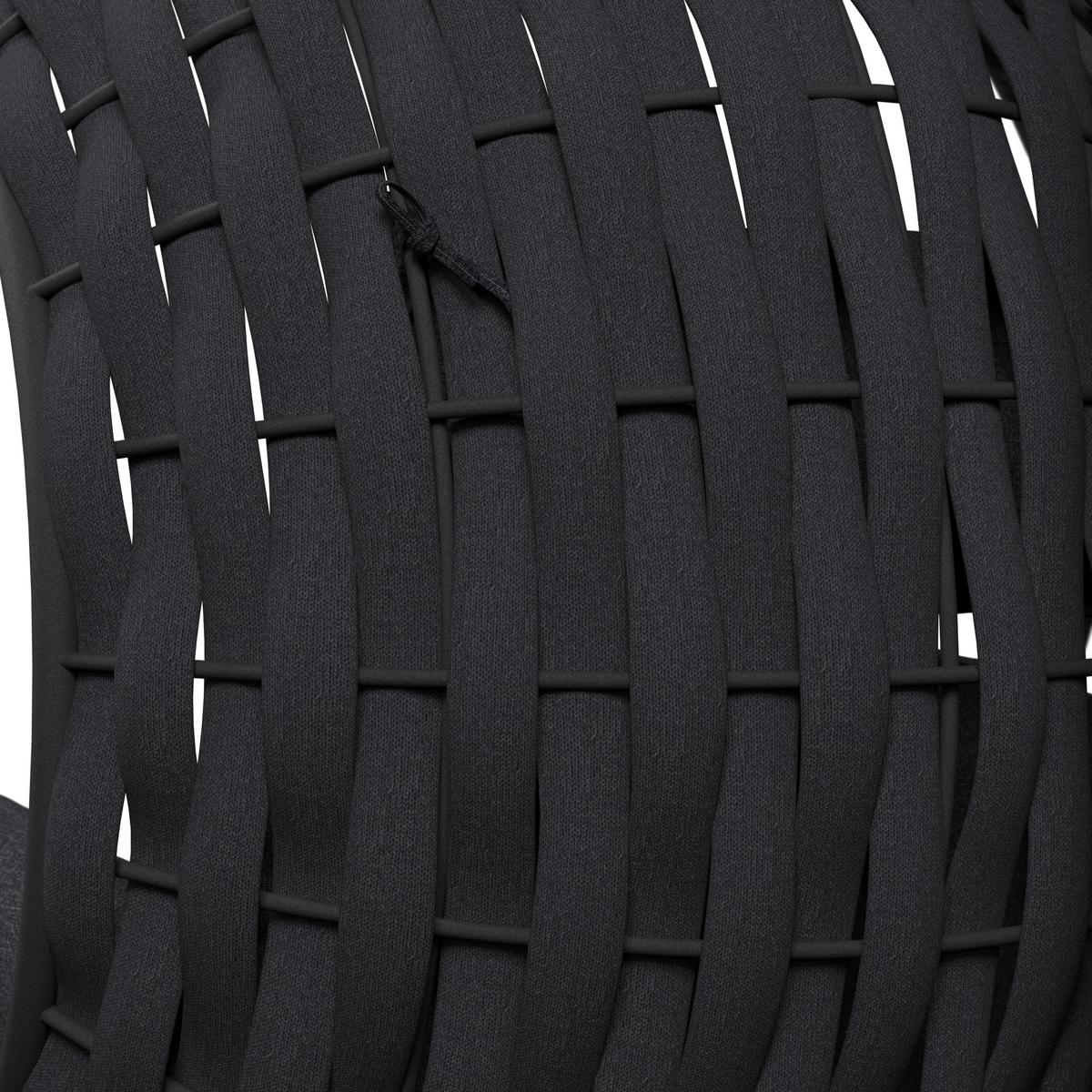 ZÁVESNÉ KRESLO MIRA - tmavosivá, Modern, kov/textil (107/196/120cm) - Bessagi Garden