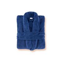 Bademantel Amira Polyester Blau Besonders Flauschig - Blau, KONVENTIONELL, Textil (S-XLnull) - Ondega