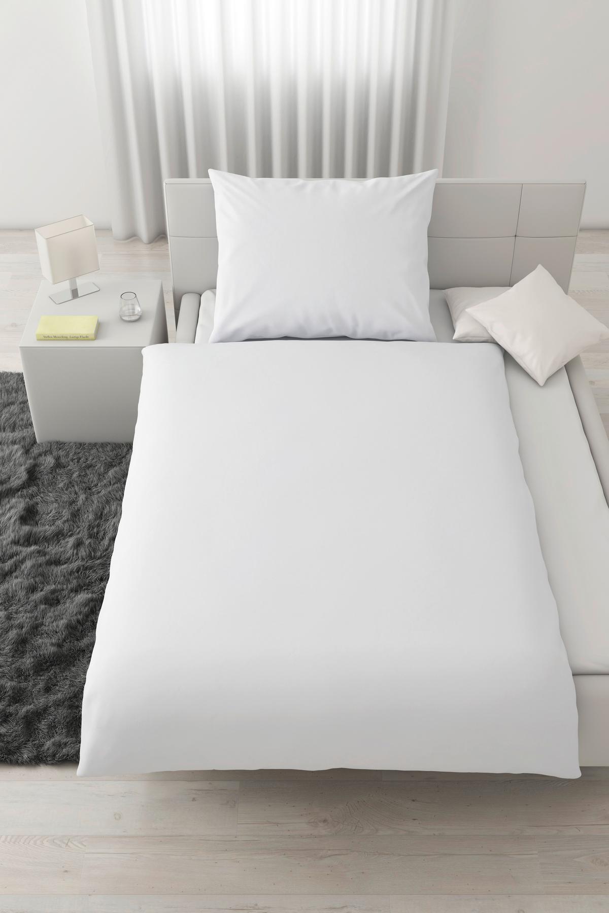 POVLEČENÍ Ilvy, 140/200cm, bílá - bílá, Moderní, textil (140/200cm) - Modern Living