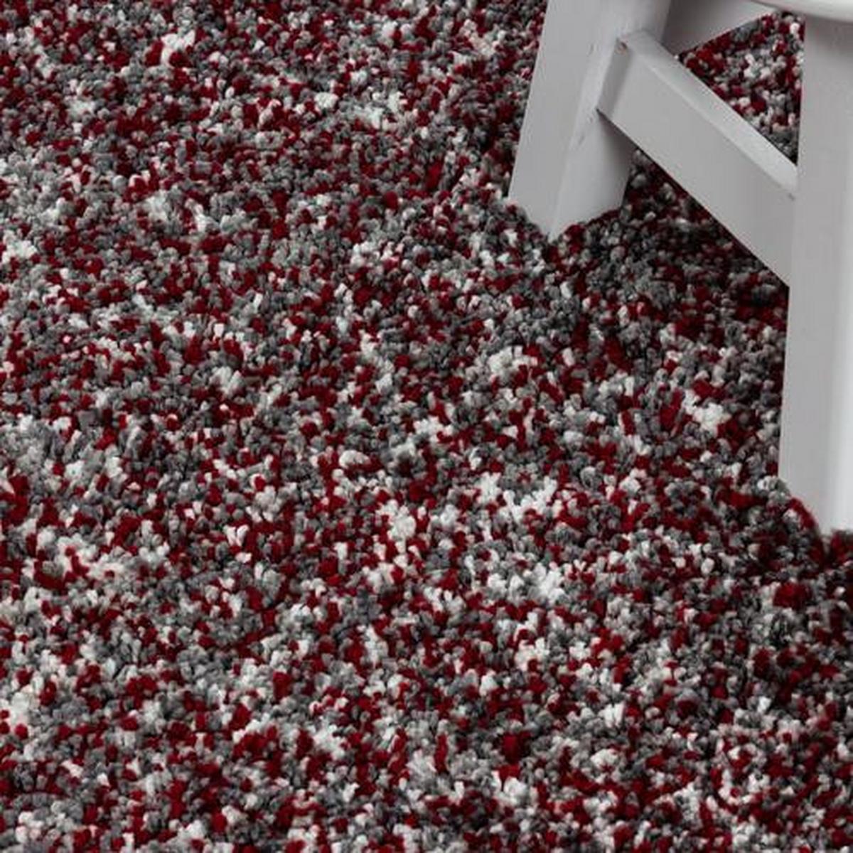 Hochflor Teppich Rot Enjoy 120x170 cm - Rot, KONVENTIONELL, Textil (120/170cm)