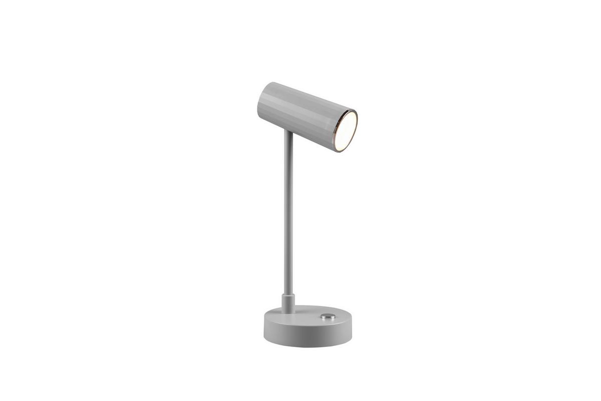 Akku-tischleuchte R52661111 Lenny - Grau, Design, Kunststoff (28/10/11cm)