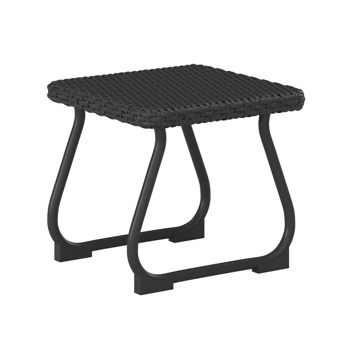 Záhradná súprava AUGUSTINA tm. sivá - tmavosivá, Modern, kov/plast - Bessagi Garden