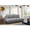 Schlafsofa Zoom Hellgrau B: 200 cm - Goldfarben/Hellgrau, Design, Textil (200/90/97cm) - MID.YOU
