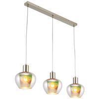 ZÁVĚSNÉ SVÍTIDLO RENI - průhledné/vícebarevná, Moderní, kov/plast (86/18/120cm)