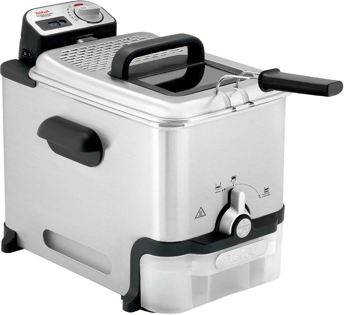 FRITTEUSE 3,5 Liter - Edelstahlfarben, Basics, Kunststoff/Metall (42.1/29.4/34.5cm) - Tefal