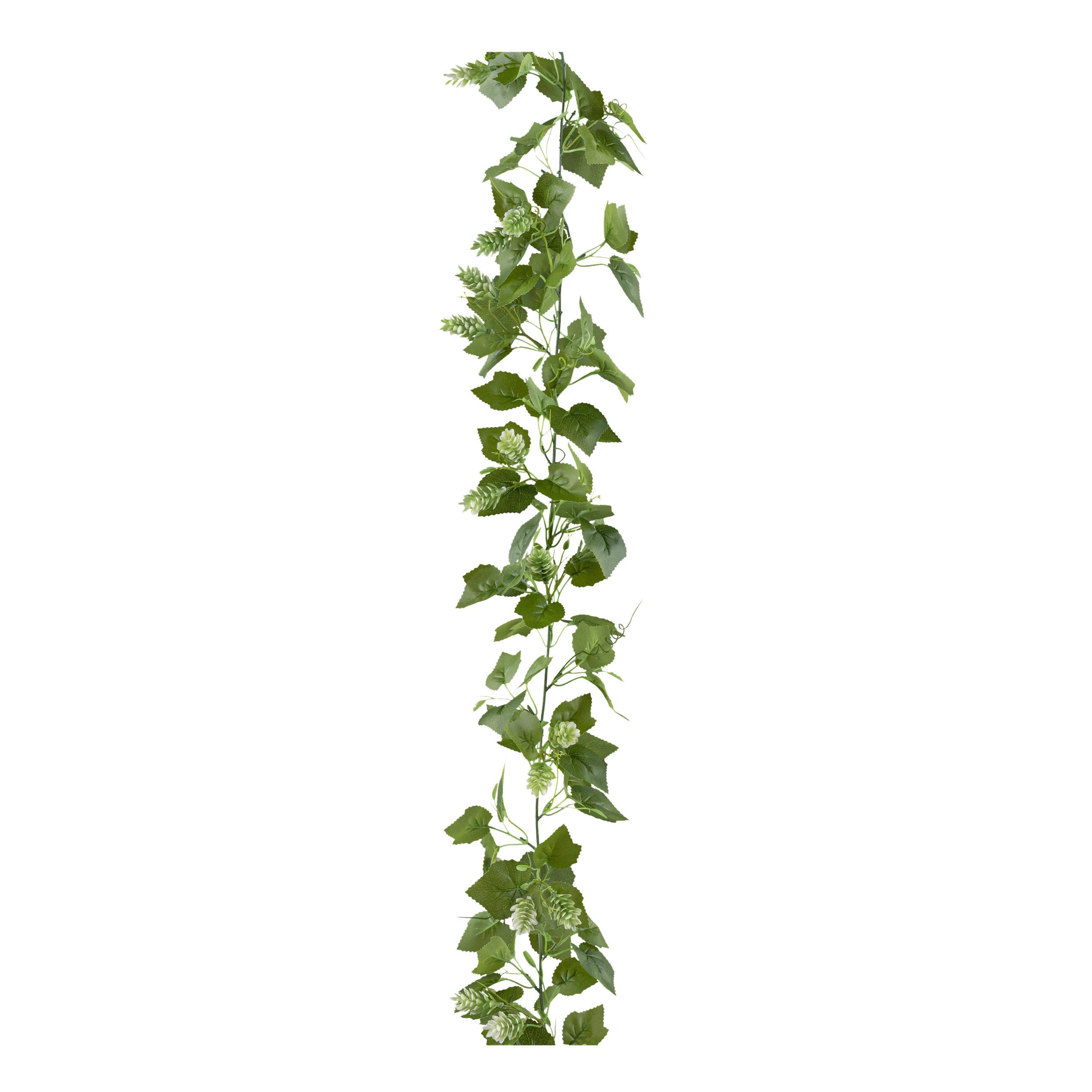 Kunstpflanze Hängepflanzen Grün, 180 cm - Grün, Design, Kunststoff (180cm) - P & B