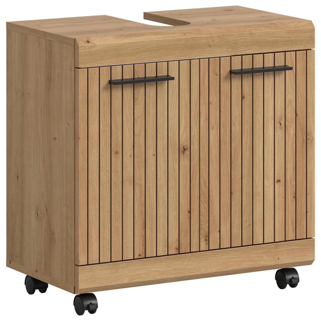 Waschbeckenunterschrank Scout Eiche Artisan Dekor B: 60cm