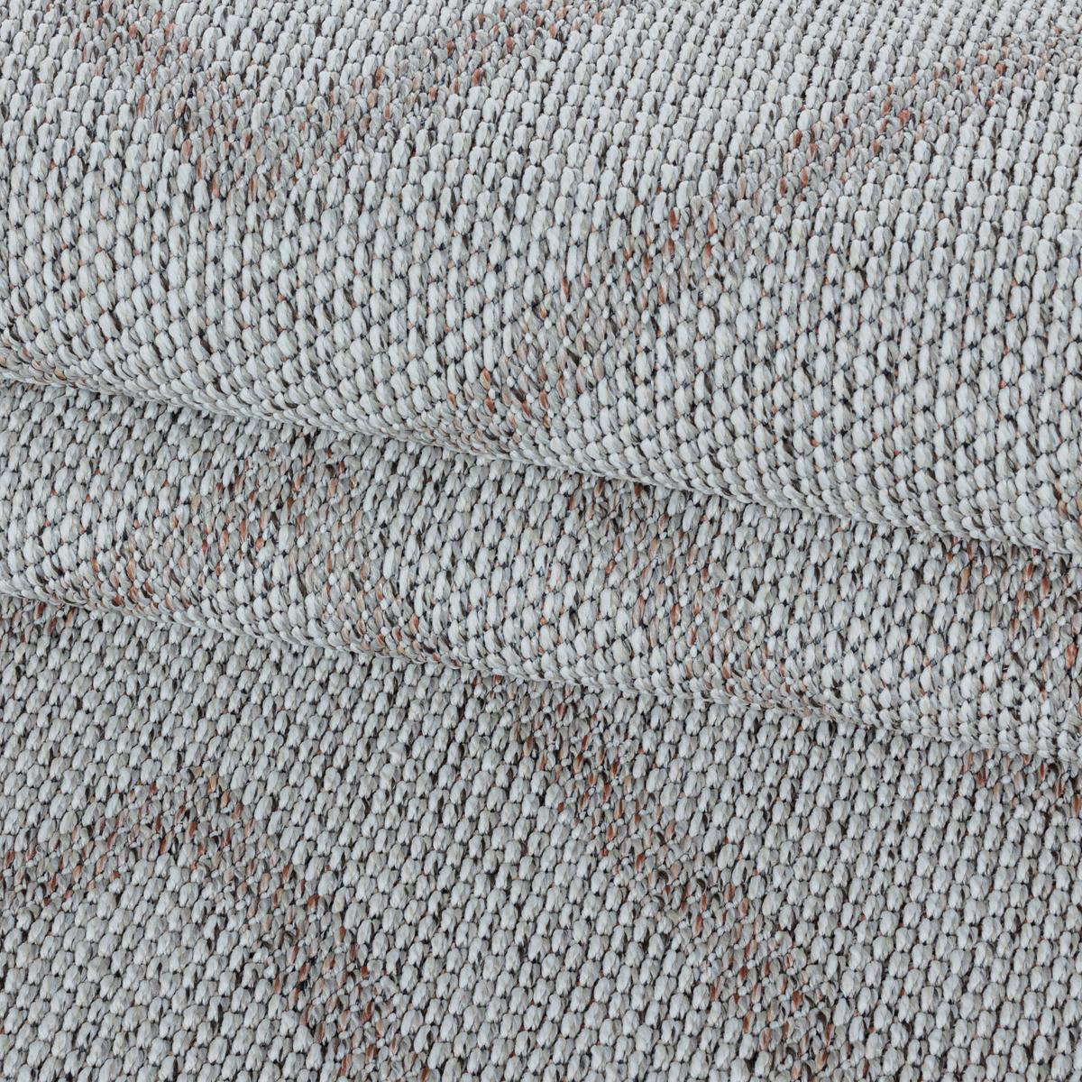 Flachwebeteppich Aruba - Pink, Design, Textil (80/250cm) - Novel