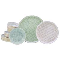 Tafelservice Emiliana Multicolor 12-Tlg - Multicolor, Basics, Keramik - Creatable