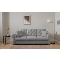 Schlafsofa Arles, Grau 70 B: 240 Cm - Buchefarben/Grau, Design, Textil (240/94/98cm) - MID.YOU