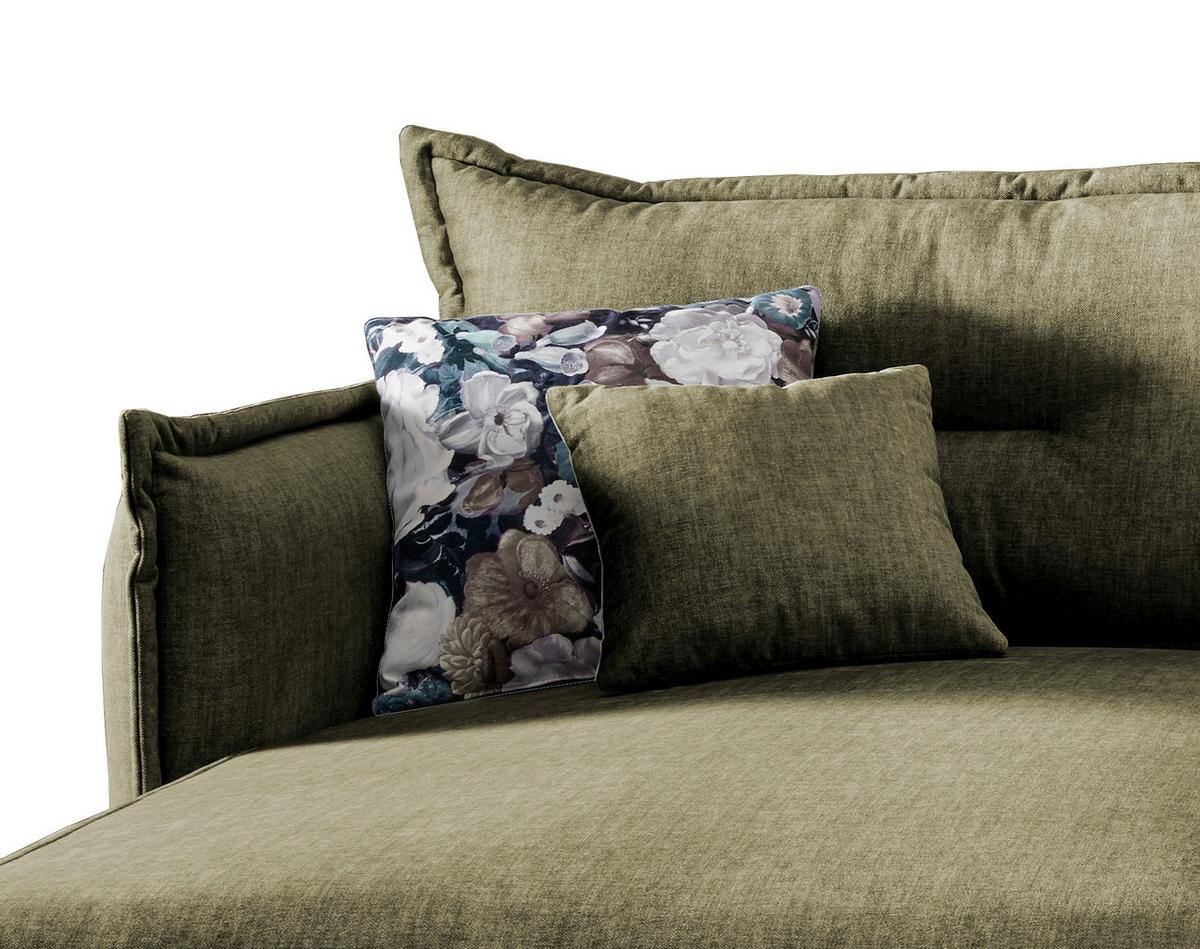 Ecksofa Lava Grün S: 180/255 cm - Türkis/Schwarz, MODERN, Textil (180/255cm) - Livetastic