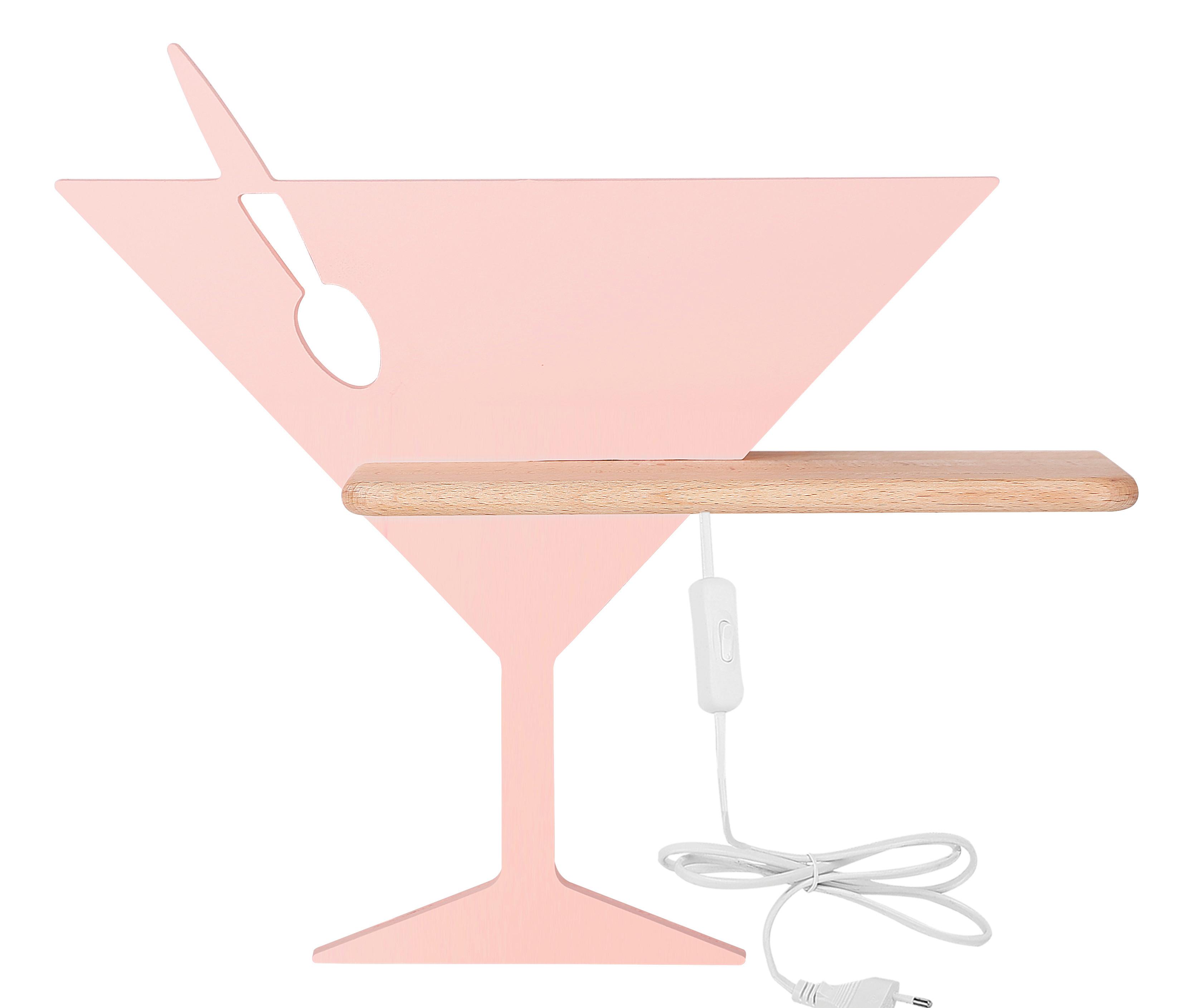 LED-WANDLEUCHTE 21-03546 PICCOLO - Pink, Basics, Holz/Holzwerkstoff (37.5/12/33cm)