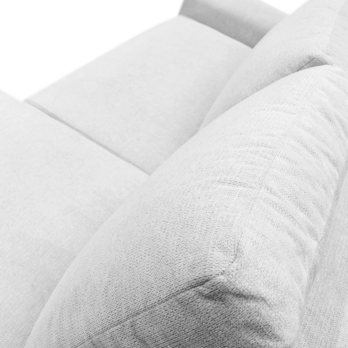 Ecksofa Velo Creme S: 250x160 cm - Creme/Schwarz, Design, Textil (250/160cm) - MID.YOU