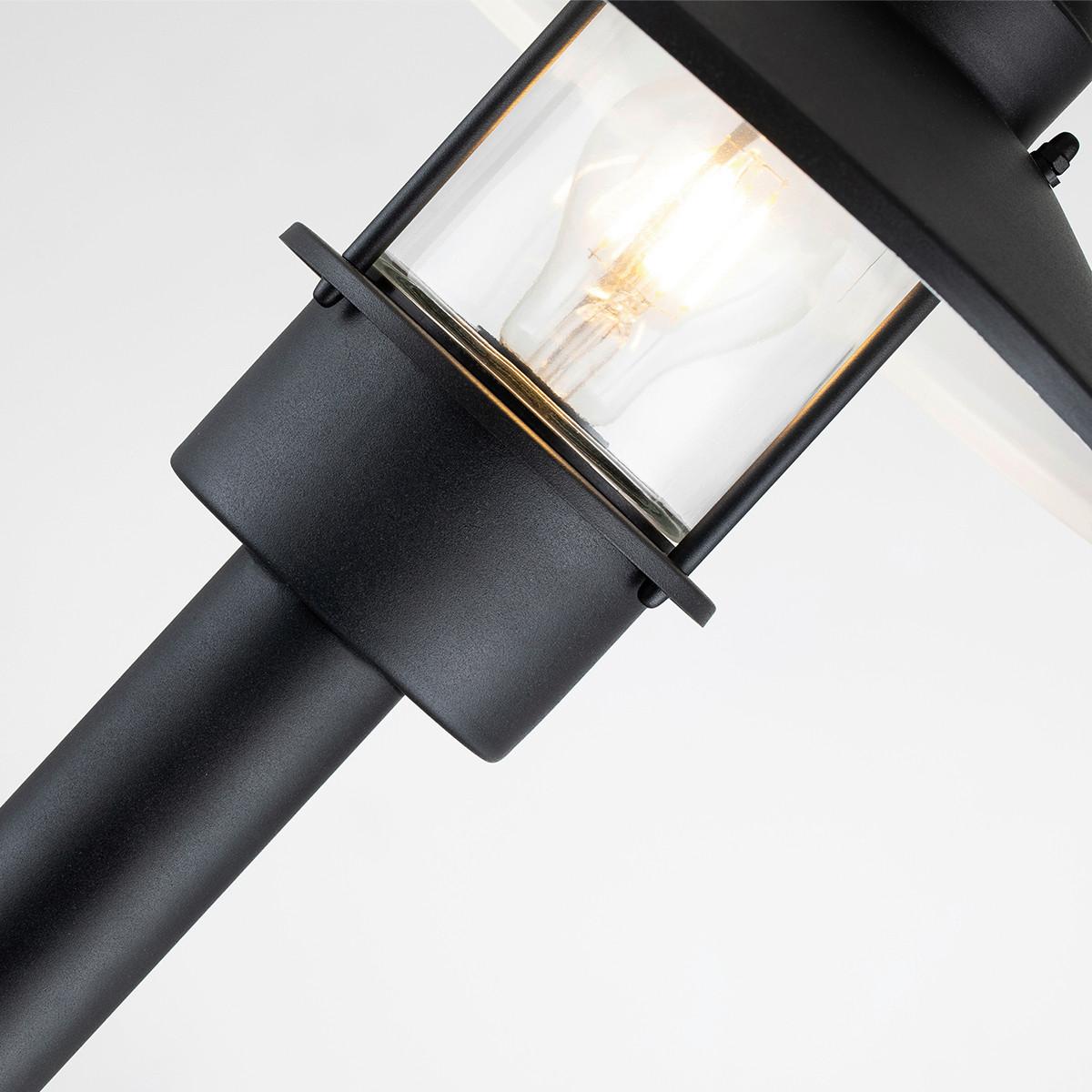 Talpas Lámpa Klampenborg-Bol-Bk - fekete, Konventionell, üveg/fém (27.5/101.8cm) - Elstead Lighting