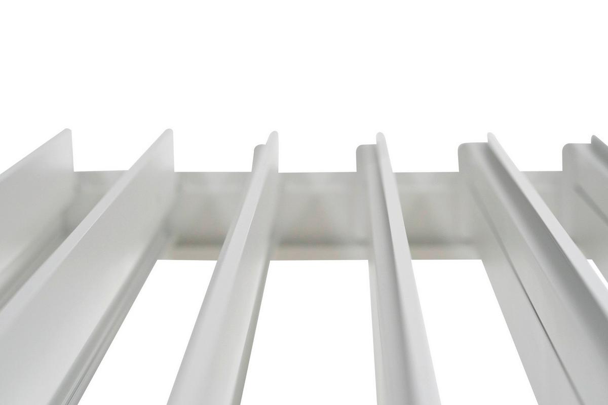 Pergola Deluxe 300x300cm Weiss - Weiß, MODERN, Metall (300/250/300cm) - Gardenson