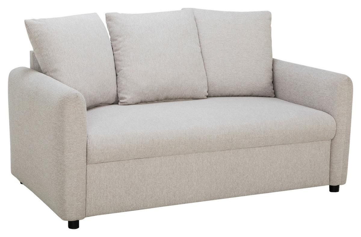 2-sitzer-sofa Aladin Beige - Beige/Schwarz, Basics, Textil (161,5/89/89cm) - P & B