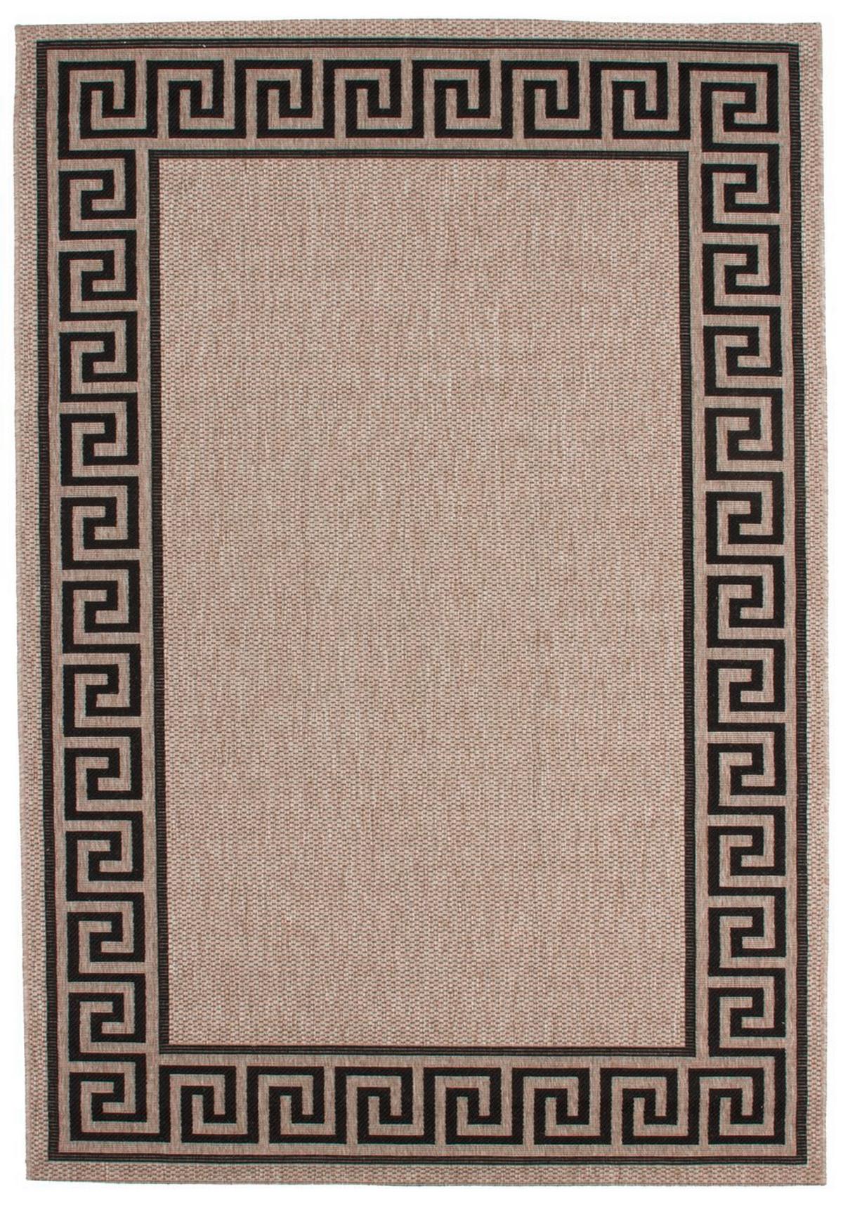 Teppich Sweden Malmö Silber Multicolor, 200x290 cm - Creme/Schwarz, KONVENTIONELL, Textil (200/290cm)