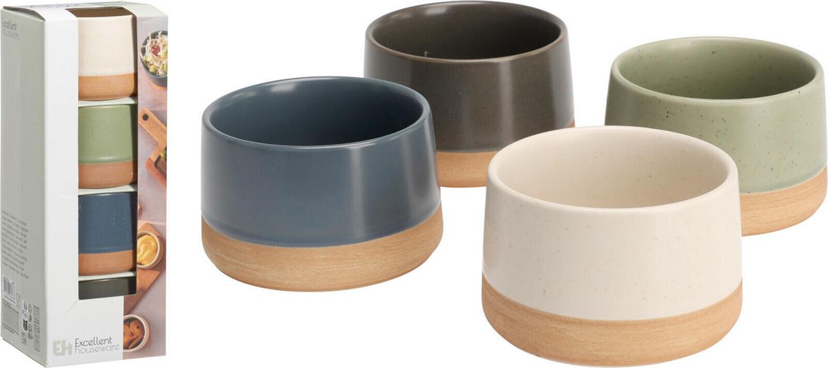 Dipschale Sarah - Dunkelgrün/Anthrazit, Basics, Keramik (9.5/24/9.5cm)