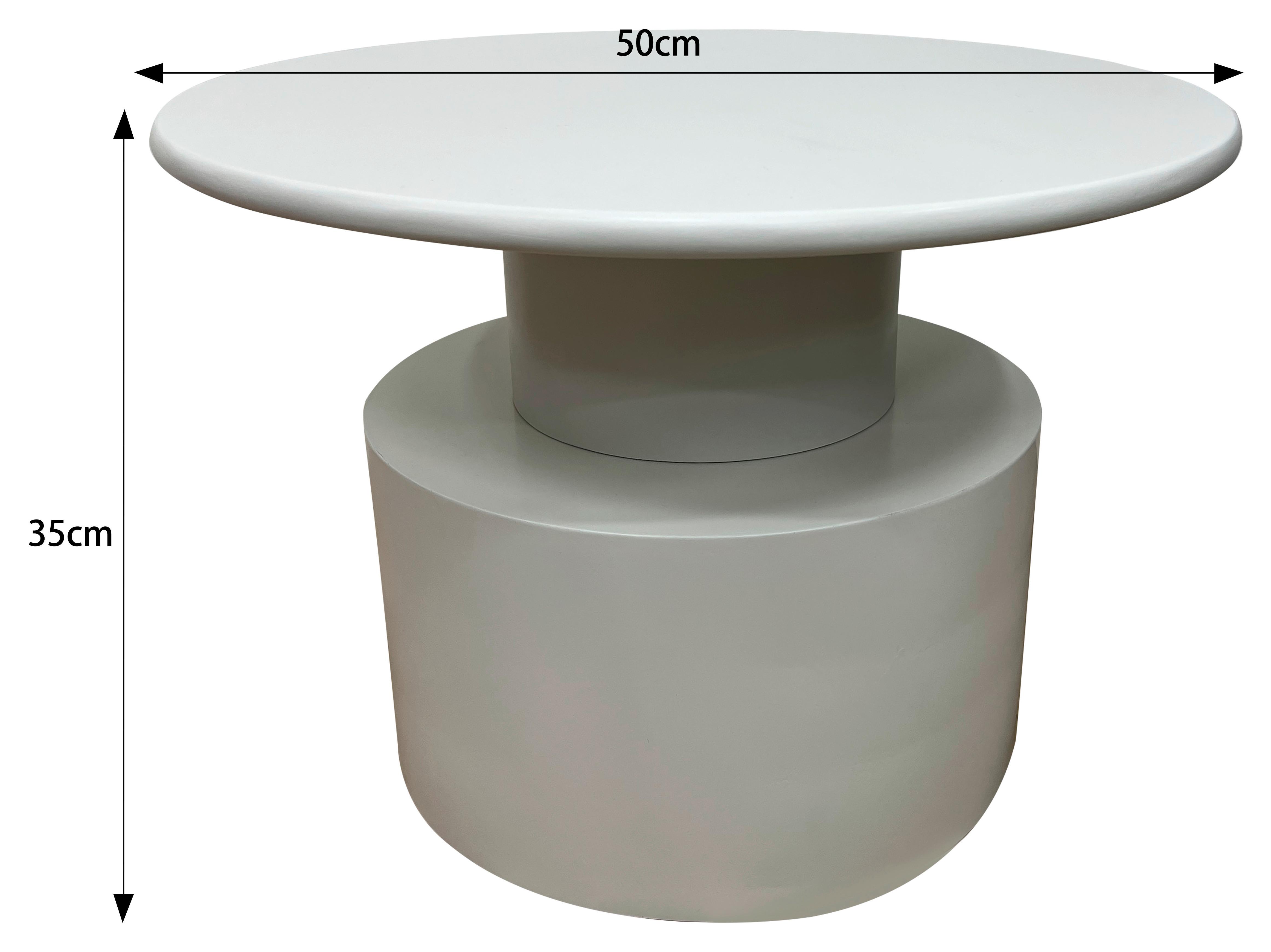 KONFERENČNÍ STOLEK AZURA -STUDIO- - světle šedá, Lifestyle, dřevo/kompozitní dřevo (60/35cm) - Mömax