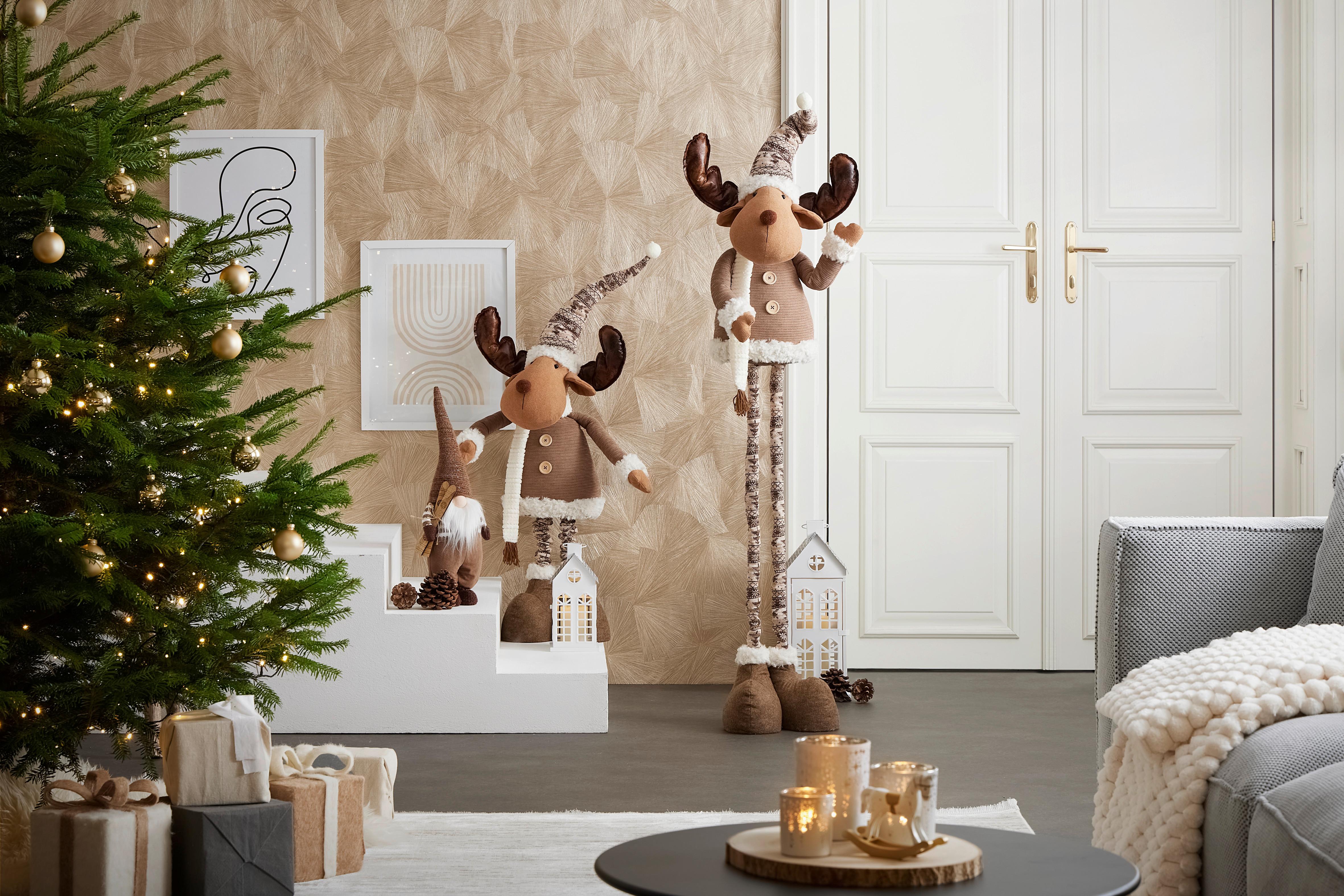 Christbaumspitze Selina - Creme, Basics, Kunststoff (6/29,5cm)