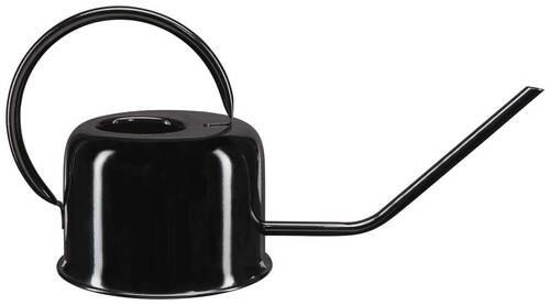 Gießkanne Gießkanne - Schwarz/Weiß, Basics, Metall (1l)