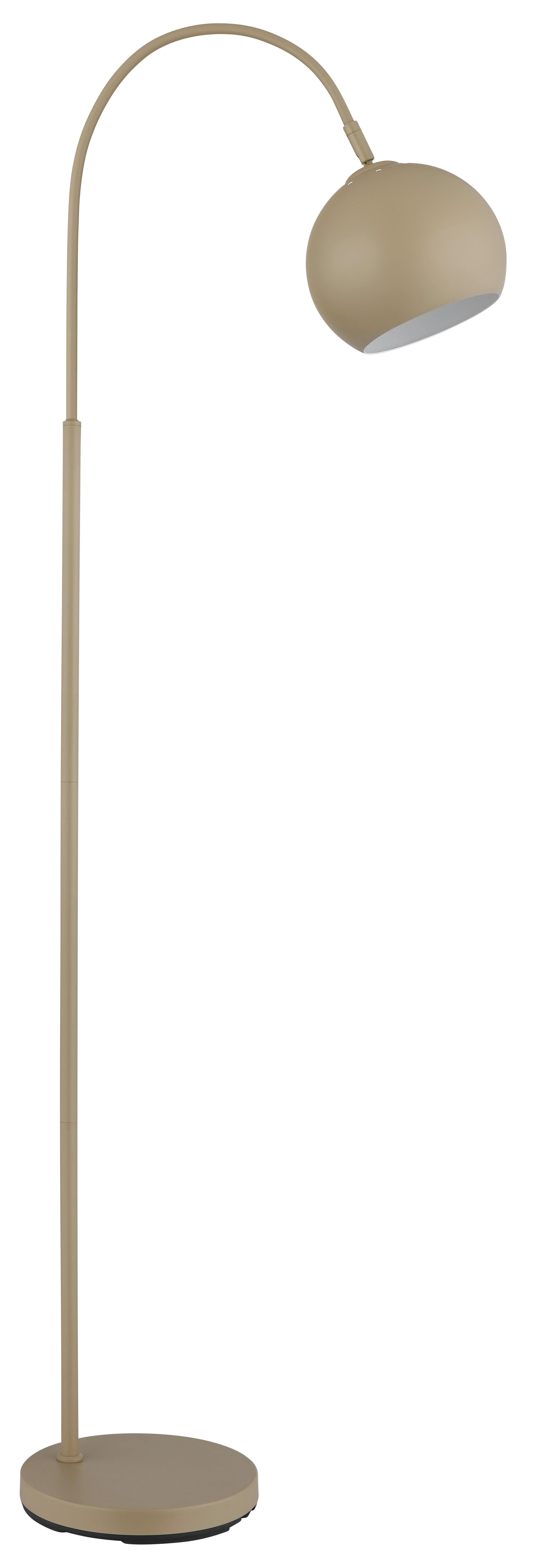 STOJACÍ LAMPA BENNO - černá/pískové barvy, Basics, kov/plast (46/25/150cm) - Globo