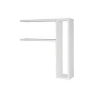 Wandregal Tiny Weiß B: 60 cm - Weiß, Design, Holzwerkstoff (60/62/15cm) - Livetastic