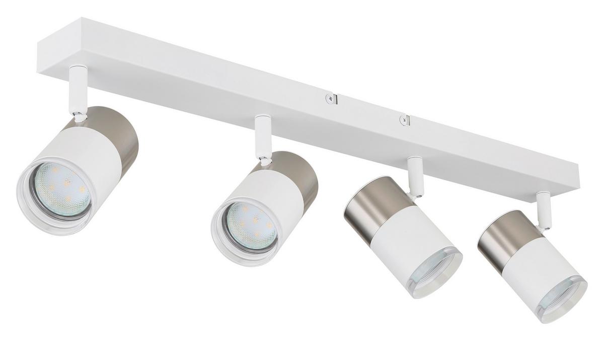 Spotlámpa 57851-4 - fekete/rézszínű, Design, műanyag/fém (56/6/12cm) - Globo