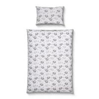 Baba Ágyneműhuzat-garnitúra Lina - fehér/szürke, Modern, textil - Luca Bessoni