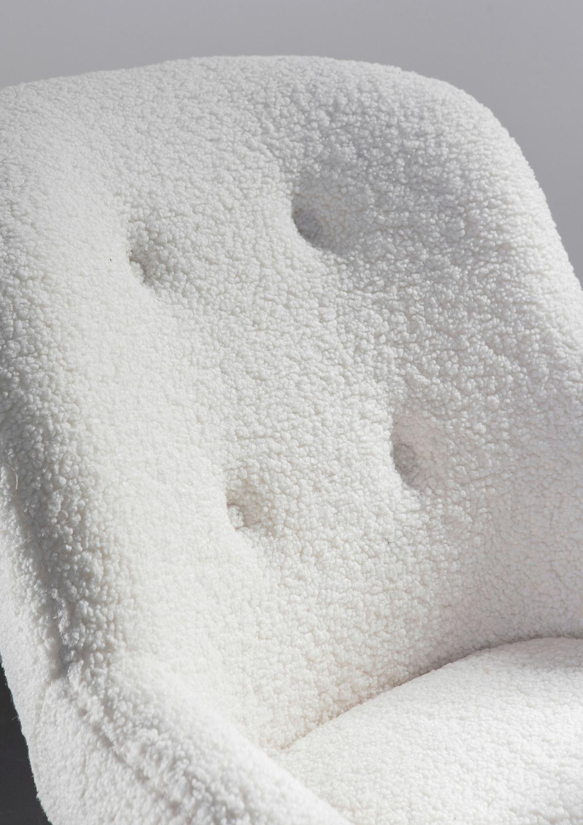SCHAUKELSTUHL WOLLY - Eichefarben/Schwarz, Design, Textil (75/88/105cm) - MID.YOU