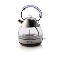 WASSERKOCHER 2200W, 1,7 Liter - Edelstahlfarben, Basics, Glas/Metall (19,7/30,4/21,4cm) - Gorenje