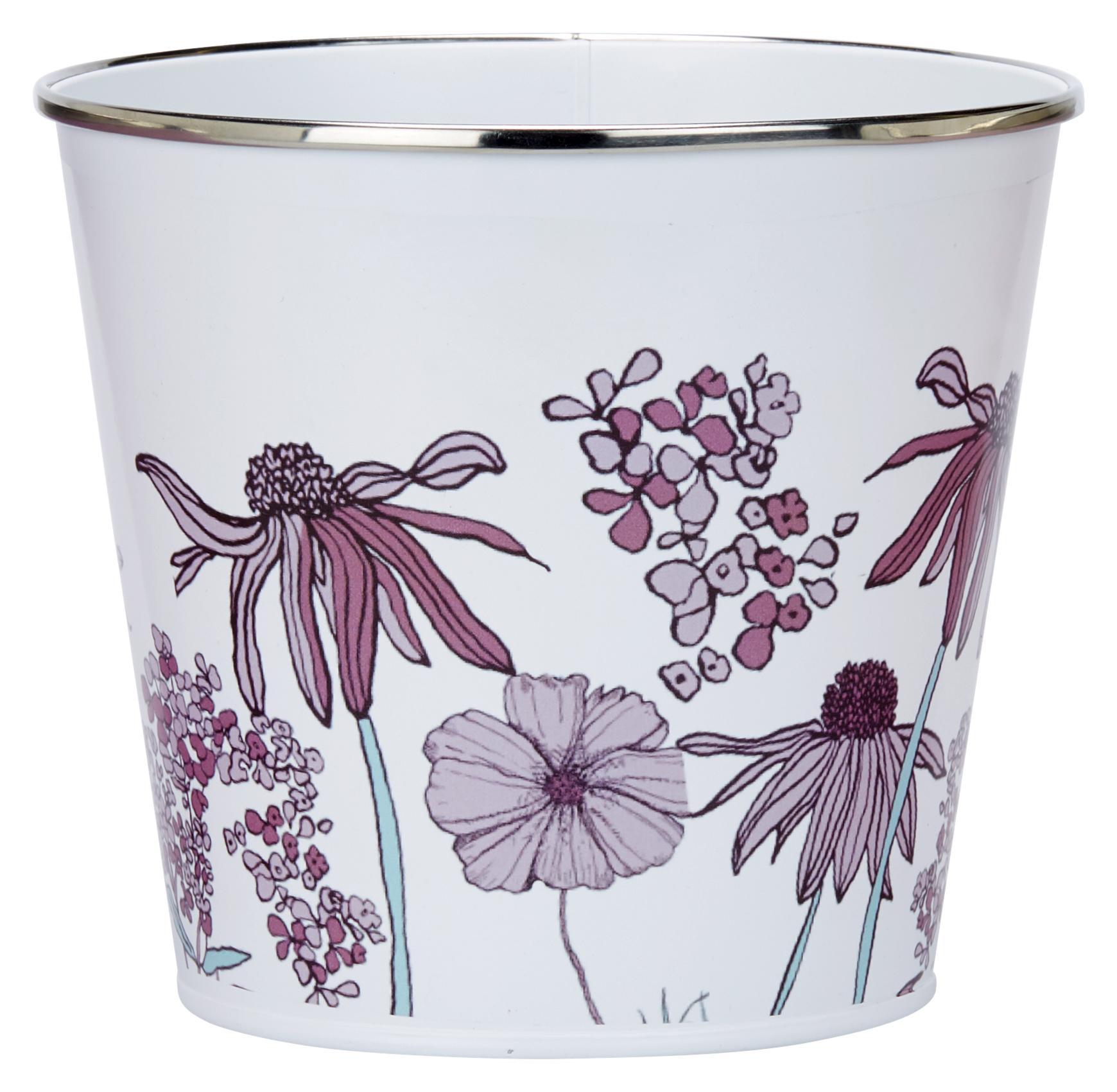 Květináč Poppyseed - vícebarevná, kov (15/13,5cm)