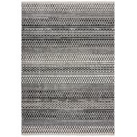 Flachwebteppich Camino Black/White 120x160 - Schwarz/Weiß, Basics, Textil (120/160cm)