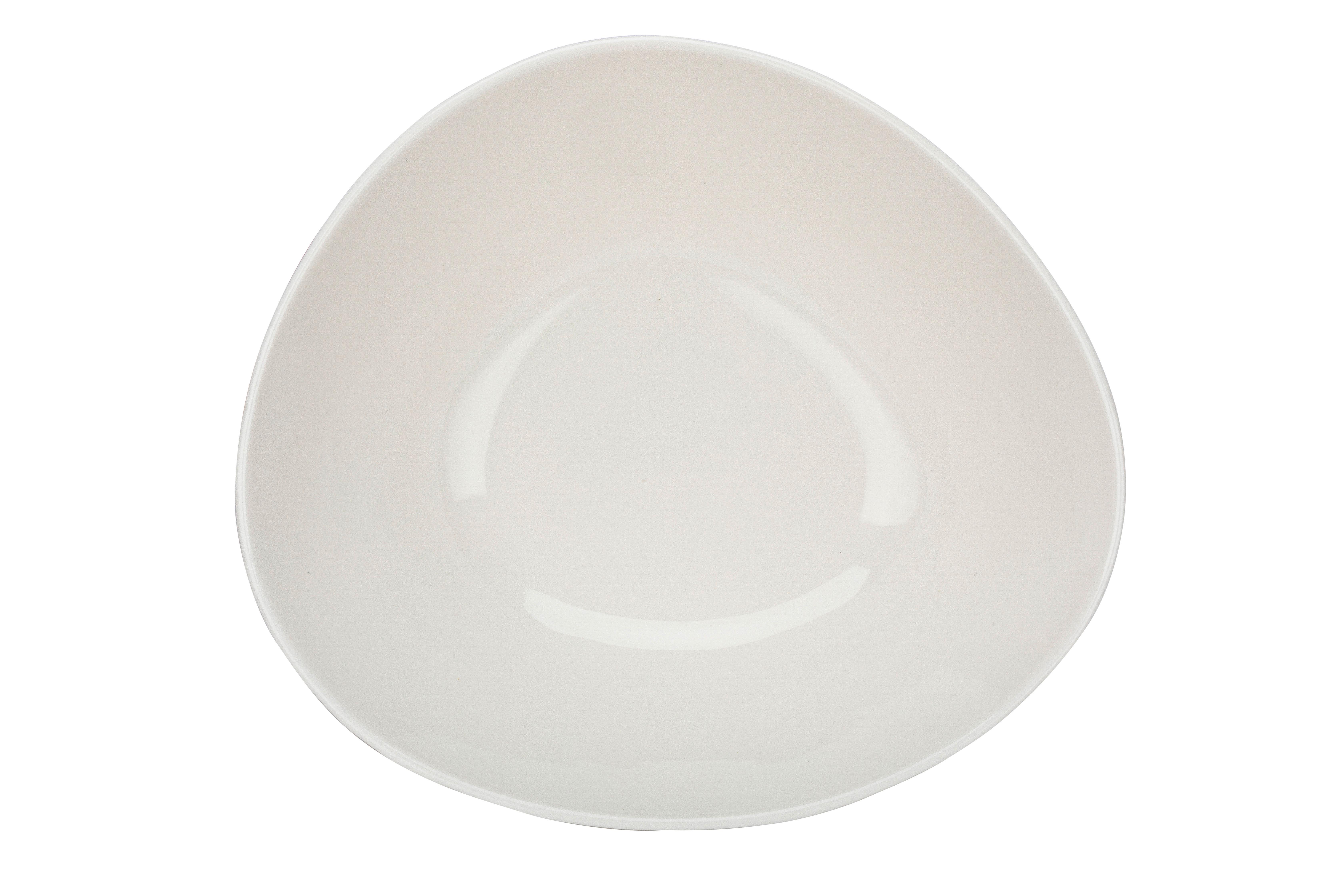 Salátová Mísa Haruki - bílá, Moderní, keramika (22,1/19,6/8cm) - Premium Living