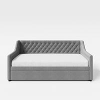 2-Sitzer-Sofa mit Schlaffunktion B: 110 cm - Anthrazit, LIFESTYLE, Holz/Textil (110/97/210cm) - MID.YOU