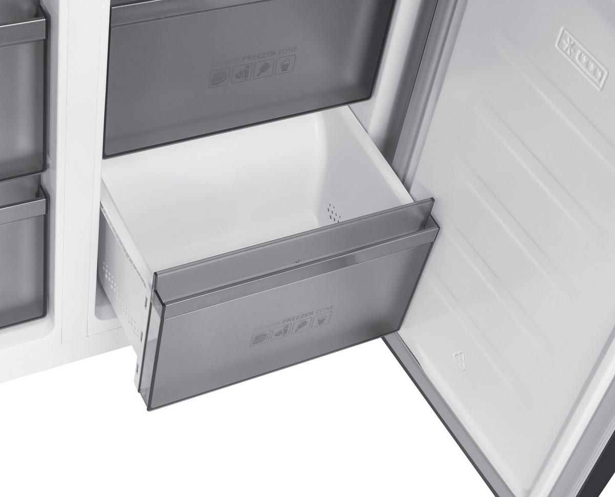 Side-By-Side Nabo Smi 5530 - Edelstahlfarben, Basics, Metall (90,5/190,2/59,7cm) - Nabo