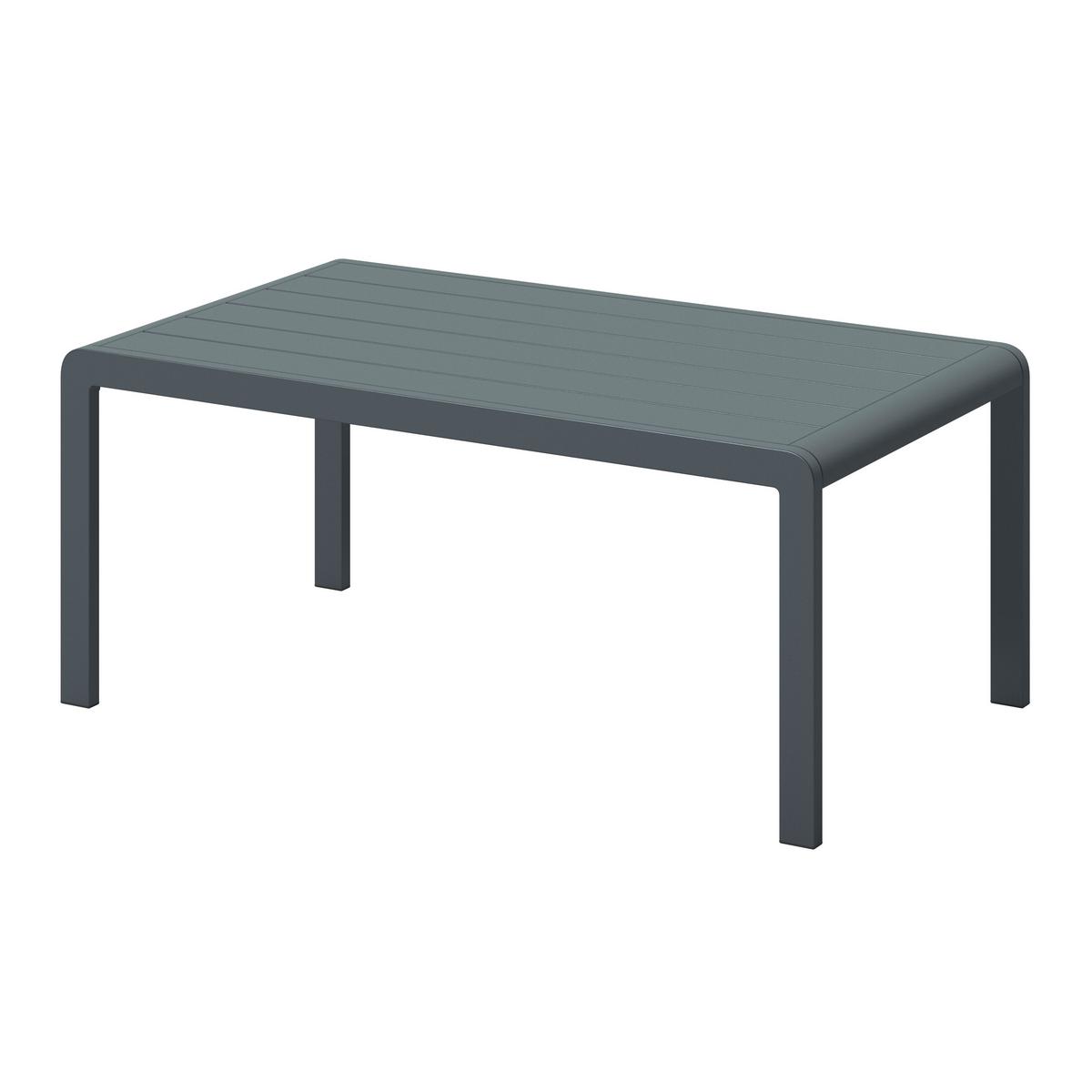 Loungegarnitur Palma - Dunkelgrau, MODERN, Textil/Metall - Luca Bessoni