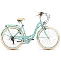 Citybike 172c Balloon Türkis - Türkis, LIFESTYLE, Metall (25/140/60cm)