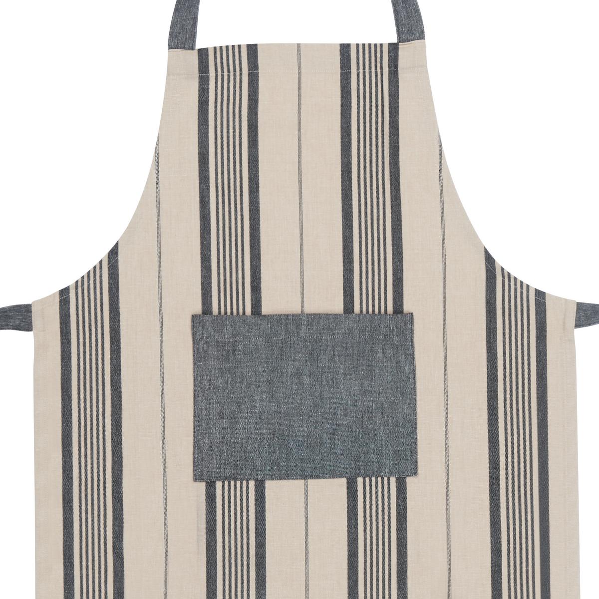 Zástěra HENRY, rozměr 60/90cm - černá/béžová, Moderní, textil (60/90cm) - Modern Living