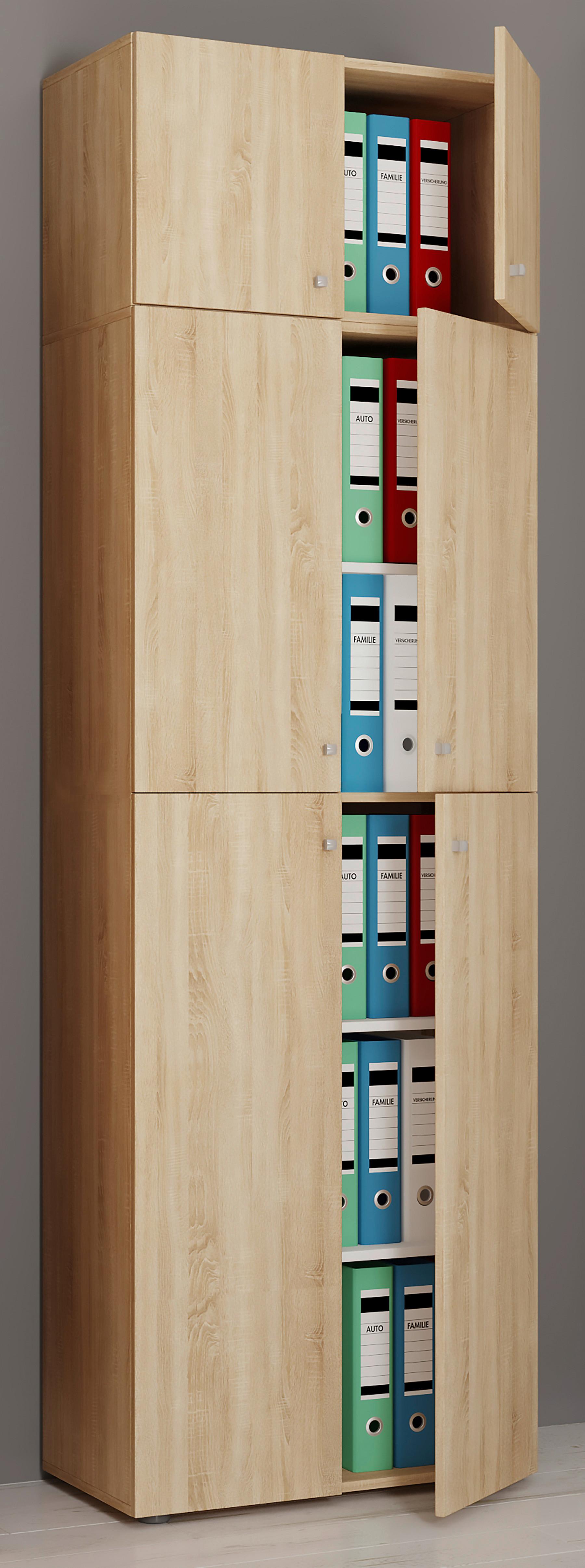 Aktenschrank Lona Sonoma Eiche B: 70 cm - Sonoma Eiche, MODERN, Holzwerkstoff (70/223/39cm) - MID.YOU