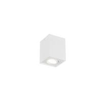 Aufbauleuchte Biscuit Eckig B: 9,6 cm Weiß Max. 35 W - Basics (9,6/12,5/9,6cm) - Trio Leuchten