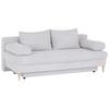 Schlafsofa Milano - Beige/Naturfarben, MODERN, Holz/Kunststoff (200/95/95cm)