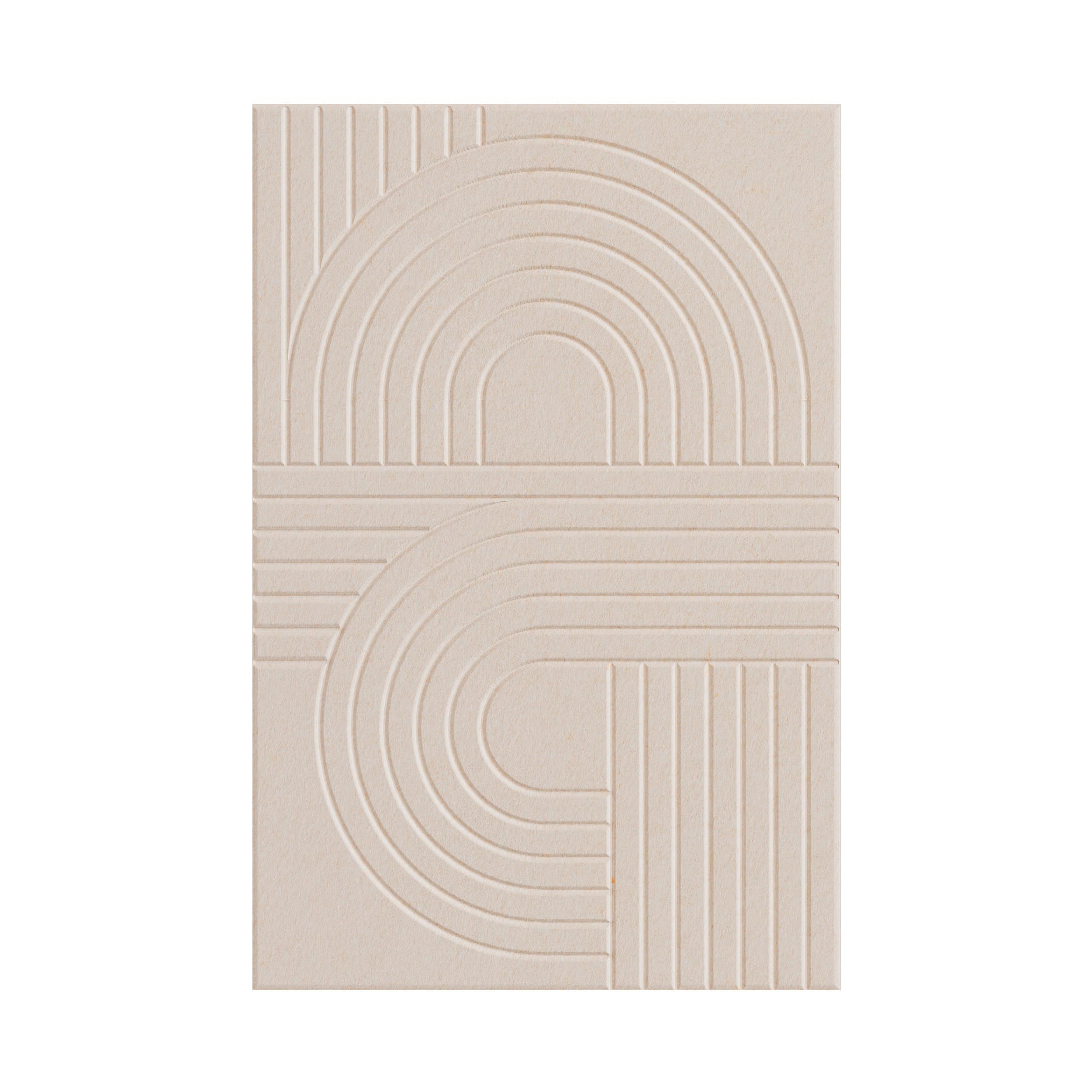 Akustický panel MILLA - béžová, textil (60/90cm) - Mömax