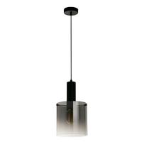 Hängeleuchte 88910-1bk - Schwarz, Design, Glas/Metall (22/35-120cm)