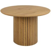 Esstisch Rund Yale 120x120x75 Cm Naturfarben - Naturfarben, MODERN, Holzwerkstoff (120/75/120cm) - MID.YOU