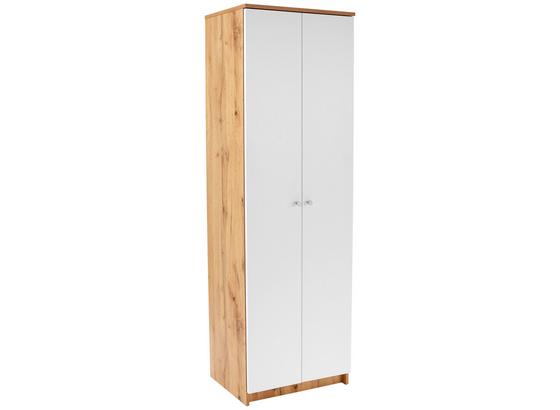 Schuhschrank B: 62,4cm Wotan Eiche/Weiß - Eichefarben/Weiß, MODERN, Holzwerkstoff (62,4/179,1/35,4cm) Schuhschrank B: 62,4cm Wotan Eiche/Weiß - Eichefarben/Weiß, MODERN, Holzwerkstoff (62,4/179,1/35,4cm)