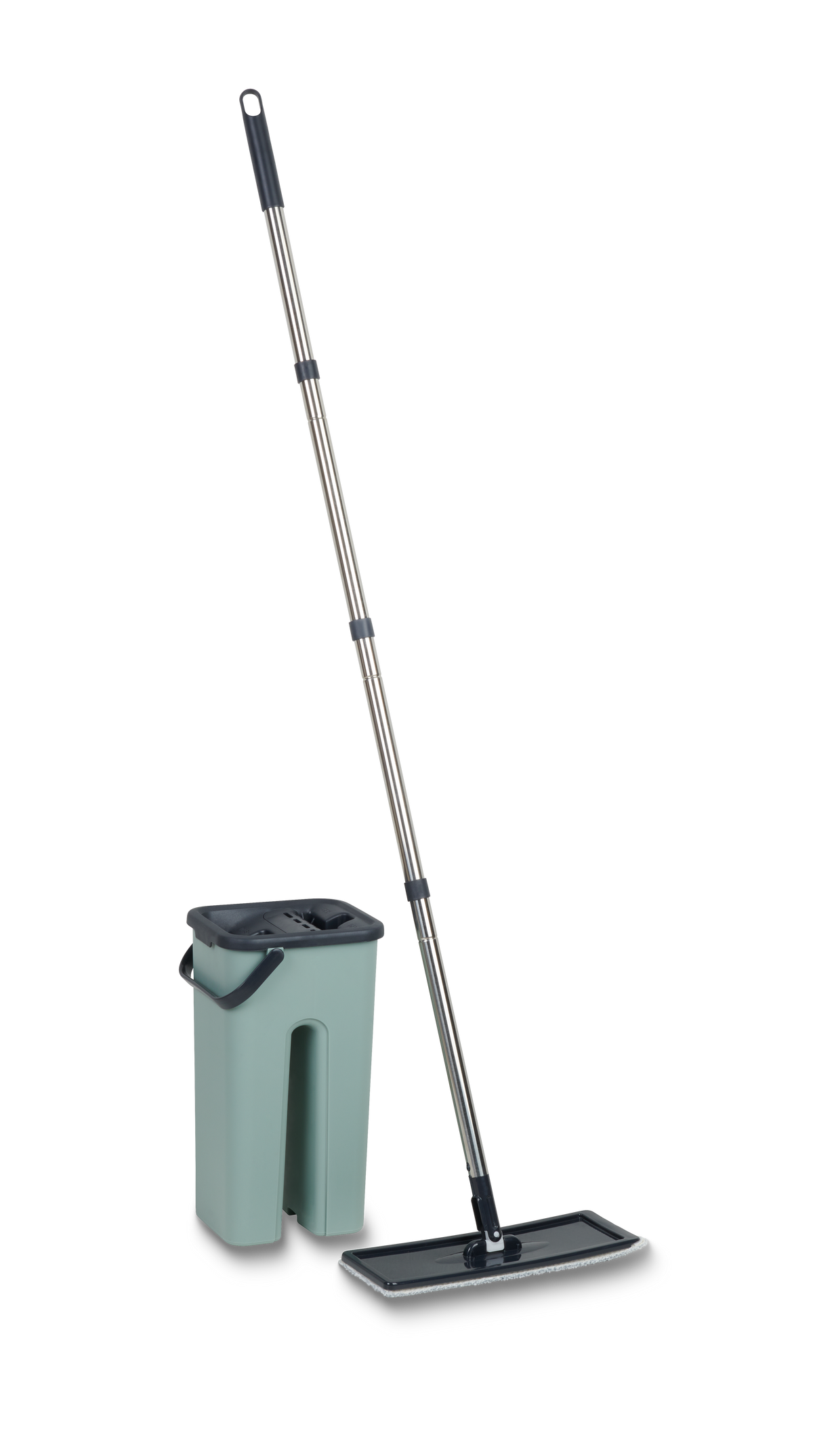 ČISTIACA SADA COMFORT MOP - čierna/sivá, kov/textil (19/16,5/34,5cm) - Modern Living