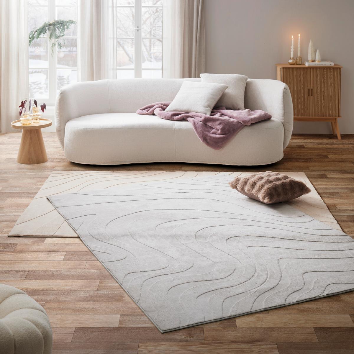 UMELÁ KOŽUŠINA New Wave 3, 160/230cm, sivá - sivá, Modern, kožušina (160/230cm) - Mömax