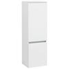 Midischrank Kopenhagen B: 40 cm Weiß - Silberfarben/Weiß, KONVENTIONELL, Holzwerkstoff (40/130/35cm) - Held